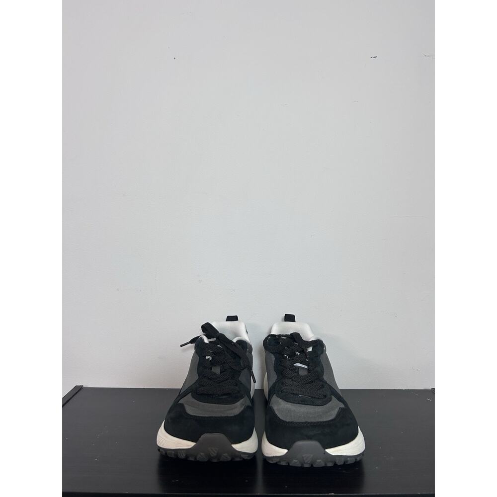 Bronax Wide Toe box Running Shoes W 36 / 6 Suede, Black, Gray, Gym, Run. Comfort